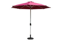da proteção uv retrátil do guarda-chuva de praia de 150cm metal revestido branco Polo fornecedor