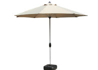 da proteção uv retrátil do guarda-chuva de praia de 150cm metal revestido branco Polo fornecedor