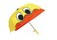 O projeto personalizado do logotipo das crianças do quadro guarda-chuva bonito forte amarelo opera-se lisamente facilmente fornecedor
