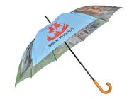 Tela high-density do impermeabilizante do guarda-chuva resistente durável branco do golfe do vento fornecedor