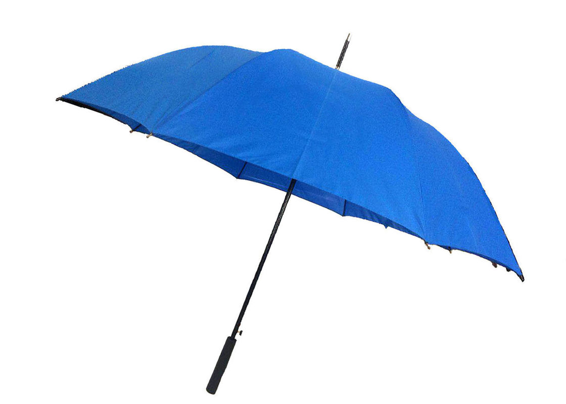 Automáticos azuis abrem o guarda-chuva próximo, punho reto de Eva do guarda-chuva contínuo da vara fornecedor