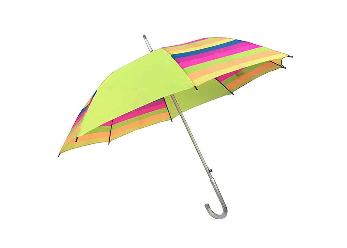 Guarda-chuva flexível colorido do punho de J, anti uv do guarda-chuva reto do punho fornecedor