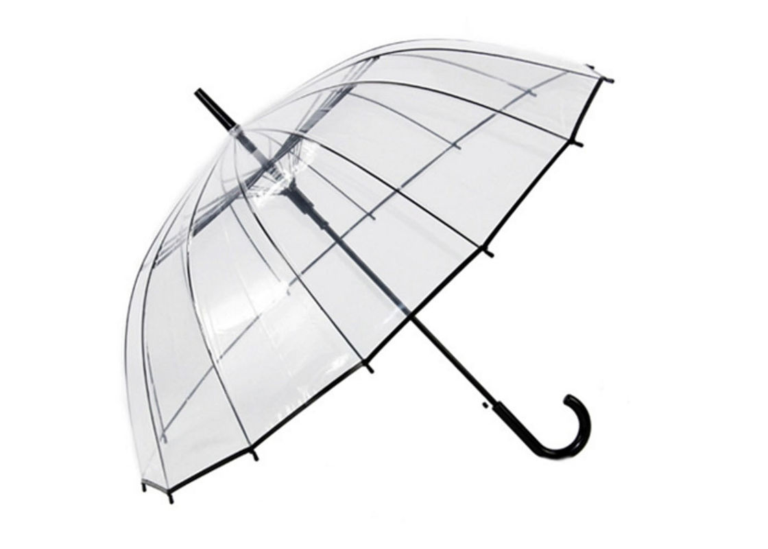 Flexibilidade de grande resistência dada forma do guarda-chuva do espaço livre do punho abóbada longa Windproof fornecedor