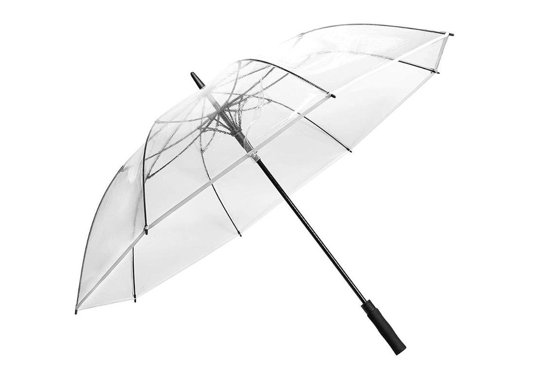 Os guarda-chuvas plásticos da chuva do espaço livre forte do quadro da fibra de vidro cancelam a tela amigável do plástico do Poc fornecedor