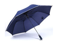 Tela de dobramento aberta do poliéster/Pongee do punho da forma do guarda-chuva J do golfe do automóvel fornecedor