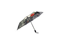 Fácil leve dobram acima o guarda-chuva 21 polegadas de projeto personalizado do logotipo da resistência de pressão fornecedor