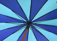 Guarda-chuva de madeira da vara da forma de J, eixo de madeira do preto do punho do guarda-chuva de Raines fornecedor