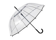 Flexibilidade de grande resistência dada forma do guarda-chuva do espaço livre do punho abóbada longa Windproof fornecedor
