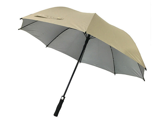 Projeto personalizado de dobramento do logotipo do guarda-chuva do golfe do punho de Eva eixo de alumínio fornecedor