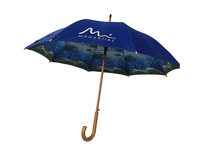 Dossel dobro guarda-chuva impresso para anunciar o projeto personalizado do logotipo fácil secar fornecedor