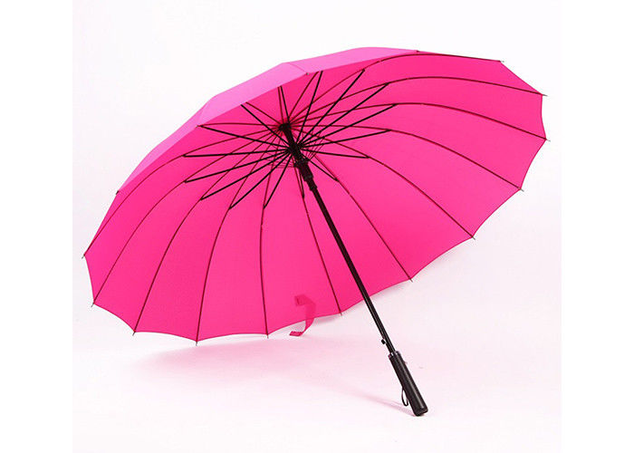 Reforços inoxidáveis do golfe do guarda-chuva do punho automático resistente de Eva do deslizamento não fornecedor